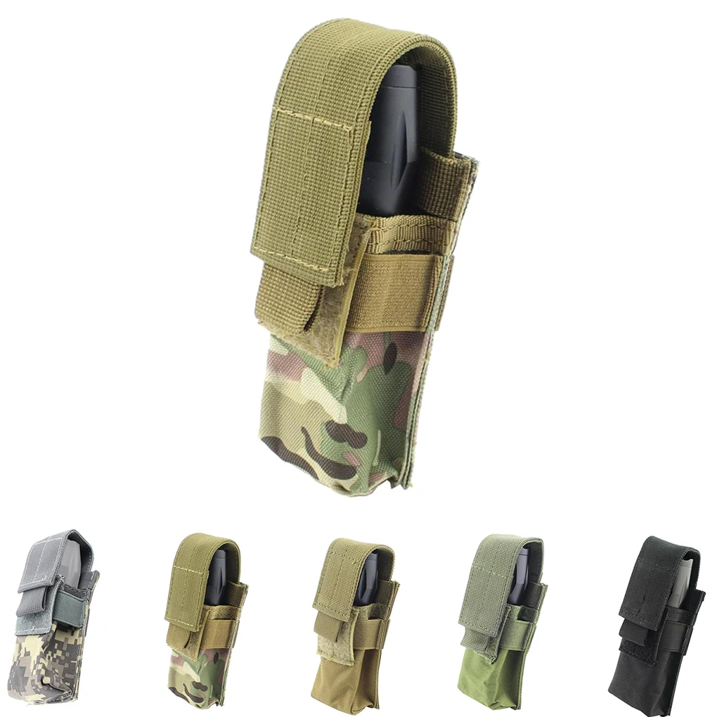 Belt Flashlight Holder Multi-Use Nylon Adjustable Outdoor Tools Storage Pouch Utility Case