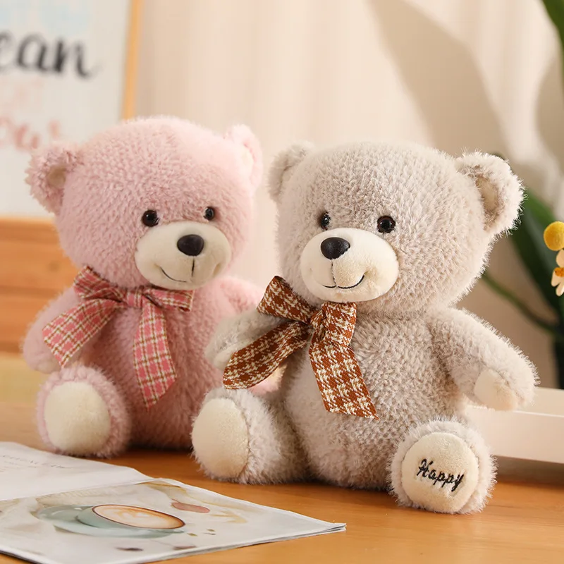 23/30/40cm Cartoon Bow Teddy Bear Plush Toy Cute Stuffed Animals Bears Plushies Doll Kawaii Soft Kids Toys for Girls Boys Gifts