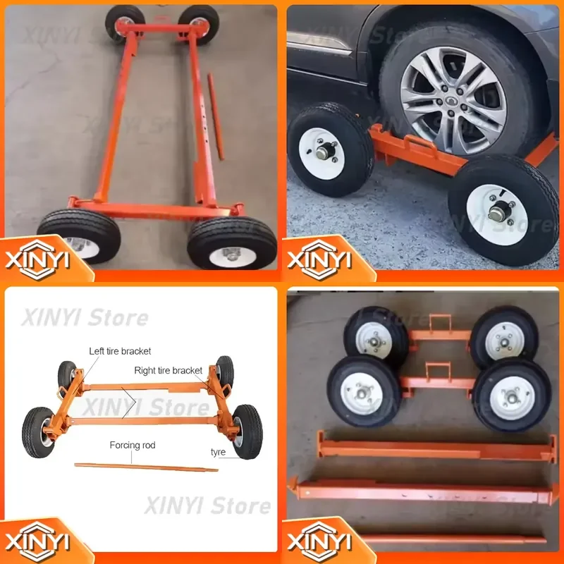 Car Jack Vehicle Mover Tow Dolly for Cars Trucks SUVs 3T Heavy Duty Wheel Dolly for Auto Repair Garage Moving Tool for OEM