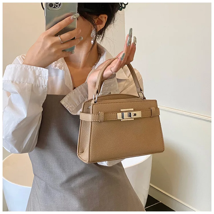 

Summer 2025 Kelly Bag - Premium Leather Tote, Spacious Shoulder Bag for Women