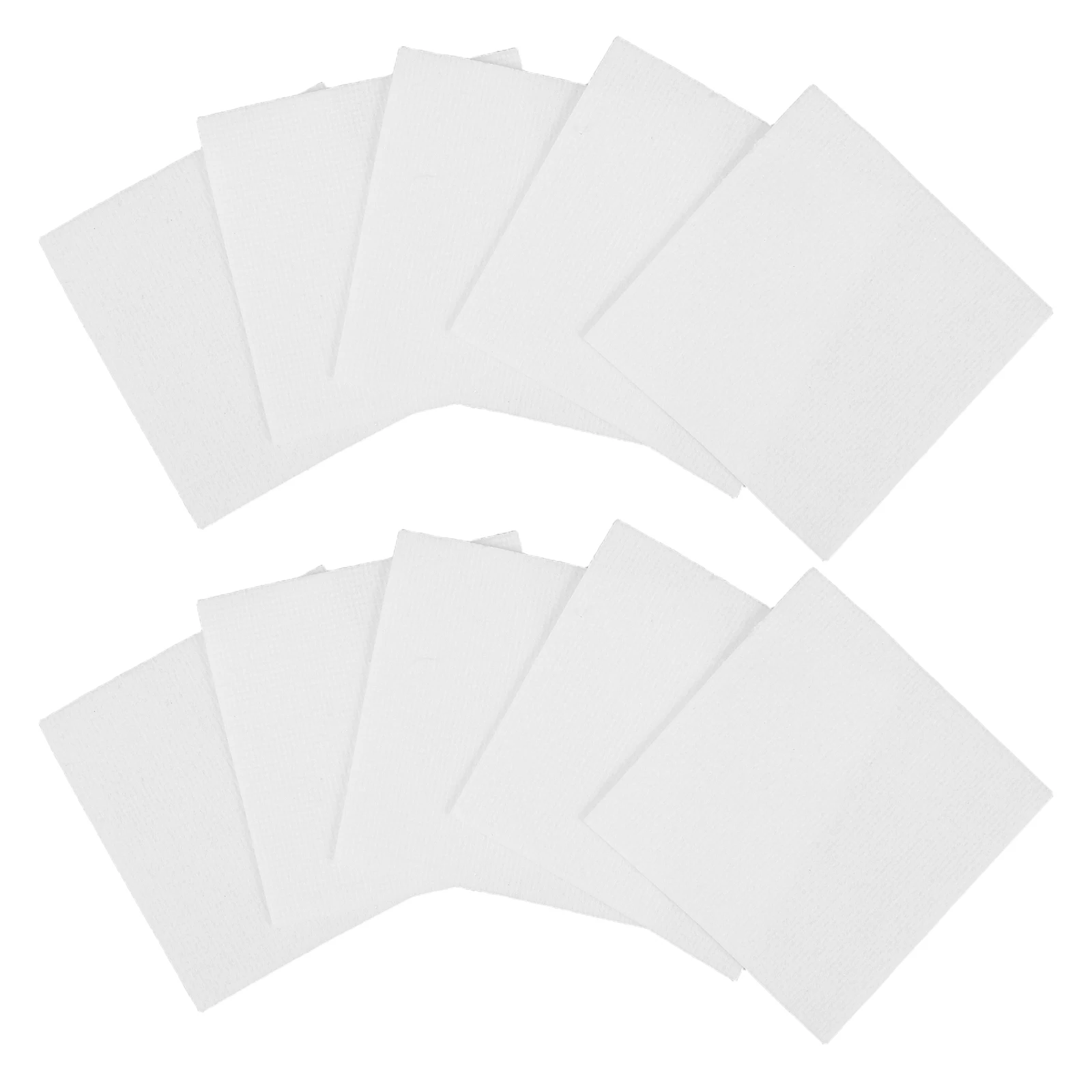 

40 Pcs Microwave Furnace Gasket Ceramic Refractory Pads Backing Paper Material Fiber Fused Glass Supplies