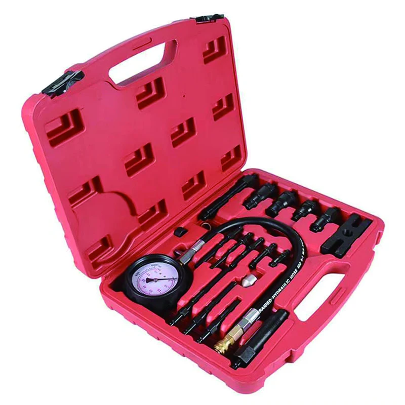 Professional Diesel Engine Cylinder Compression Tester Pressure Gauge Test Kit TU-15B Diesel Cylinder Pressure Detection Table