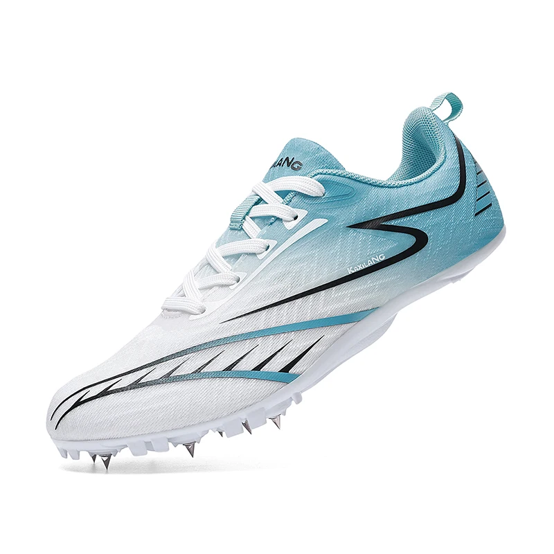 

2025 New Women and Men Track Field Shoes Non Slip Sprint Spikes Sneakers Breathable Running Shoes Low Top Track Training Shoes