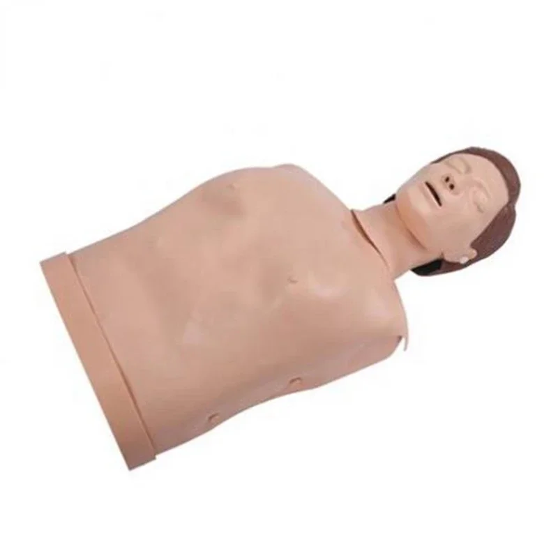 Medical First Aid Mannequin Adult Half Body CPR Manikin Nursing Resuscitation Training Dummy Teaching Simulator Trainer Model