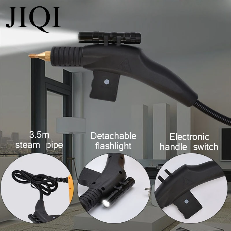 3000W Handheld Steam Cleaner With Spotlight Household Cleaning Appliance High Temperature Steam Spray Gun Disinfector 110V 220V