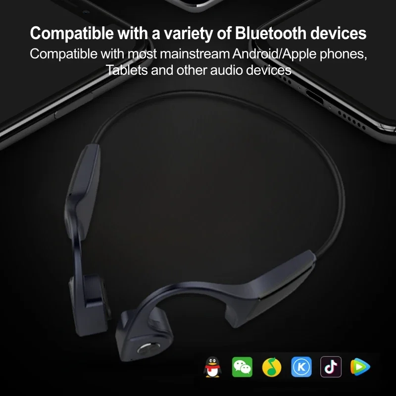 Fineblue F806 Bone Conduction หูฟังบลูทูธสำหรับ Vivo Huawei Bone Conduction ชุดหูฟังไร้สายหูฟังสำหรับกีฬา