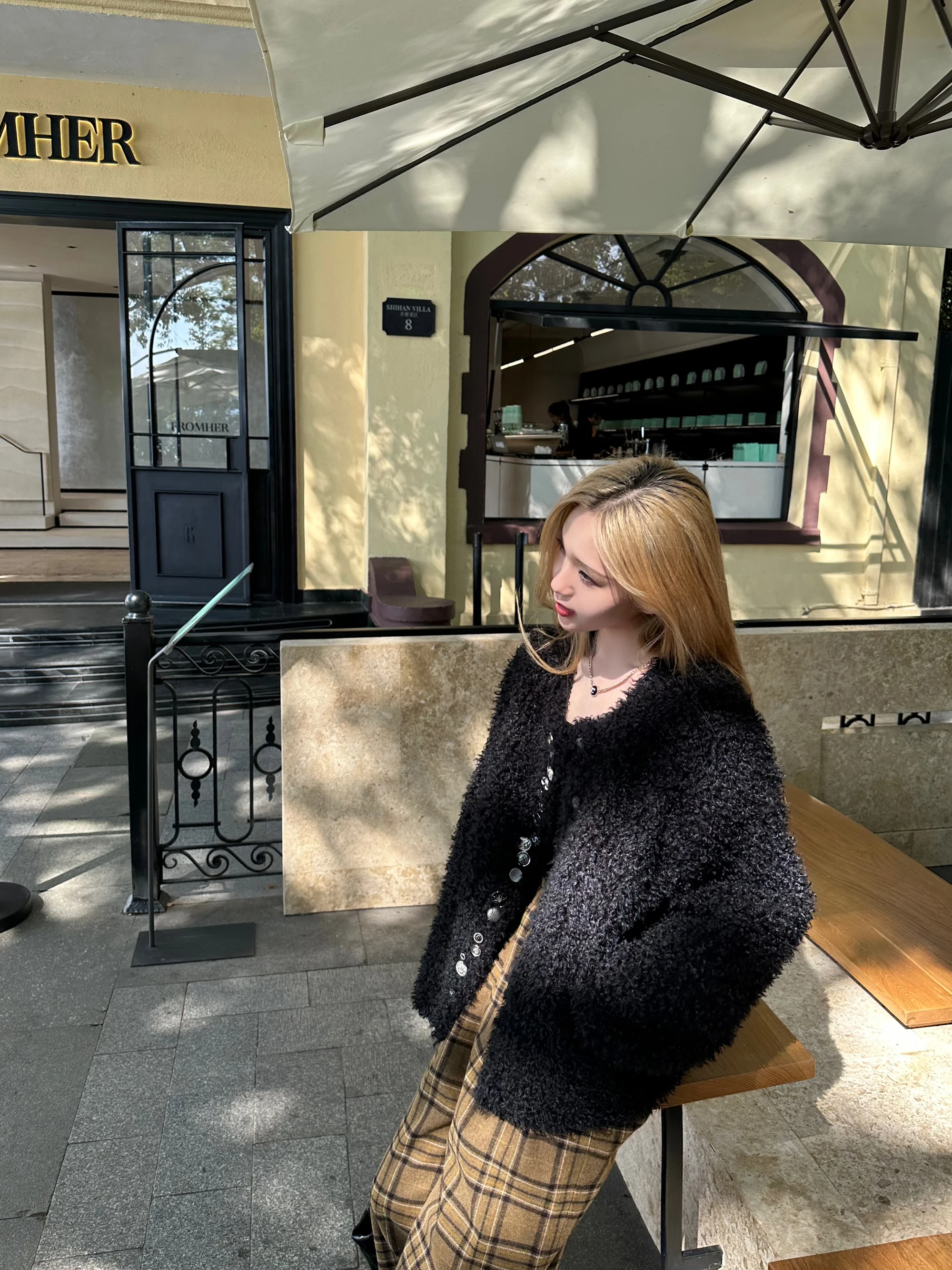 

Экологичная женская куртка из искусственного меха, современный дизайн на пуговицах, натуральная кожа и шуба, чистая посадка, свободный крой