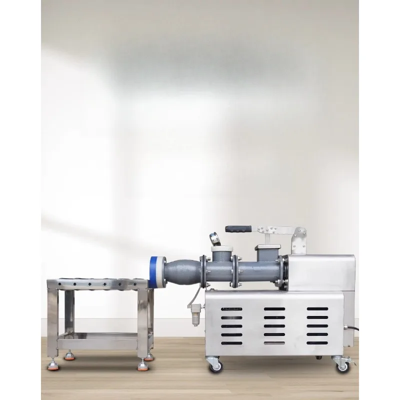 Ceramic vacuum mud refiner, biaxial stainless steel spiral blade