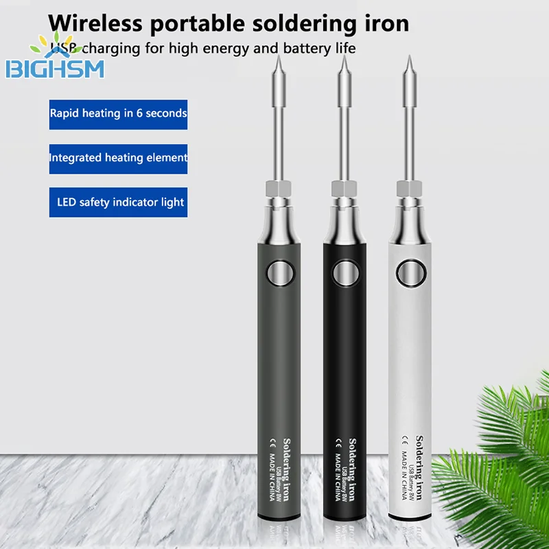 Wireless Charging Electric Soldering Iron Solder Iron 5V Convenient Low Voltage Electric Soldering Pen Household Tools