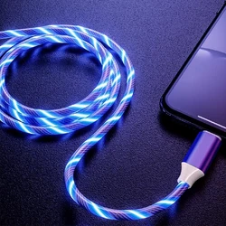 USB C Cable,  LED Light Up Charging Cords Type C Cable Compatible with Samsung Galaxy S21 S20 S10 S10E S9 S8 Plus Note 20 10 9 8