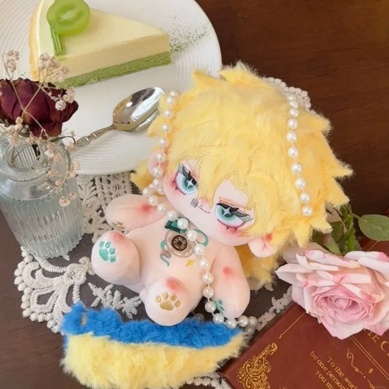 Stuffed 20cm Anime JoJo's Bizarre Adventure Diego Brando Plush Dress-up Cotton Doll Toys for Kid Plushies Cosplay Birthday Gifts