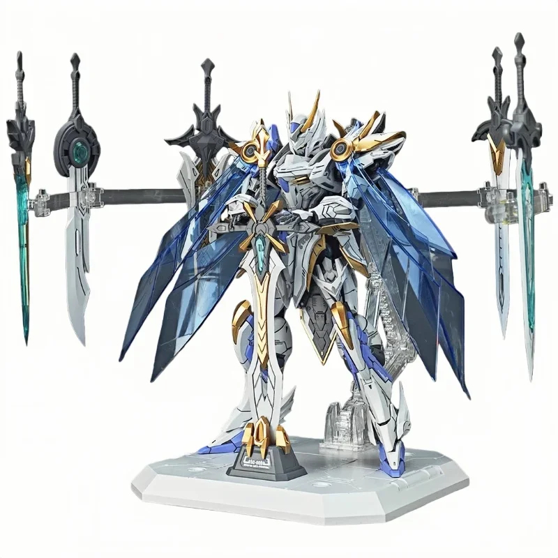 

In Stock SNAA Knights of The Round Table Artifact Resonator - Percival Tristan Steel Scythe Kay Achilles 1/144 Plastic Model Kit