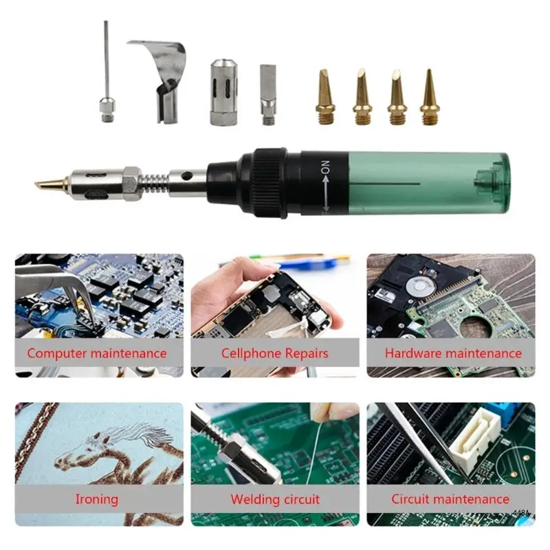 Fast Heat-up Gas Soldering Iron for High Productivity Lightweight and Convenient Soldering Pen Fine Workmanship