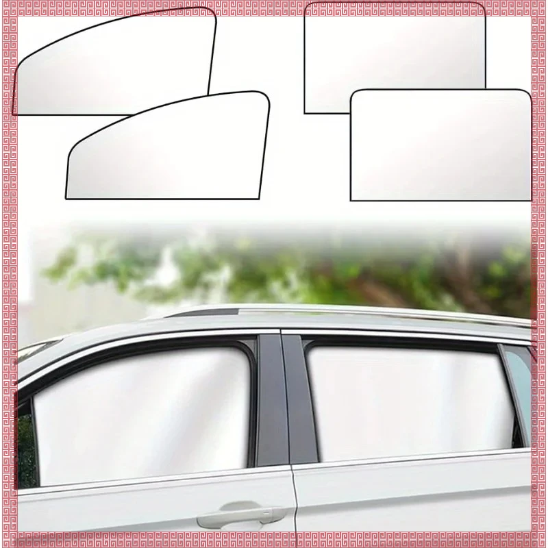 

Универсальные магнитные солнцезащитные шторки для окон, комплект из 2 шт., для автомобилей, снижение тепла, защита конфиденциальности, автомобильный аксессуар, солнцезащитный козырек, для BMW E46 E39