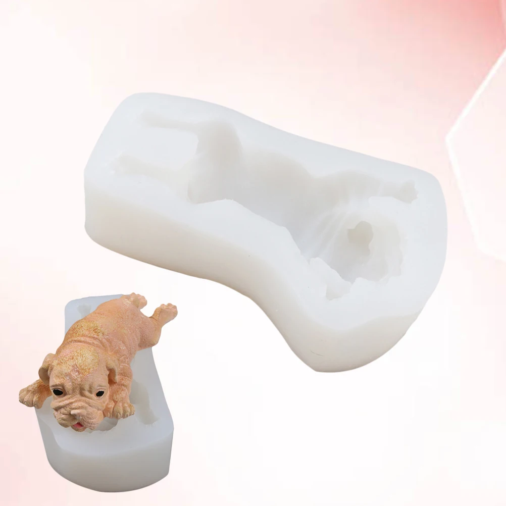 

Silicone Cake Molds Shar Pei English Shape Gumpaste Chocolate Clay Candy Fondant Decorating Tool Transparent Non-Stick