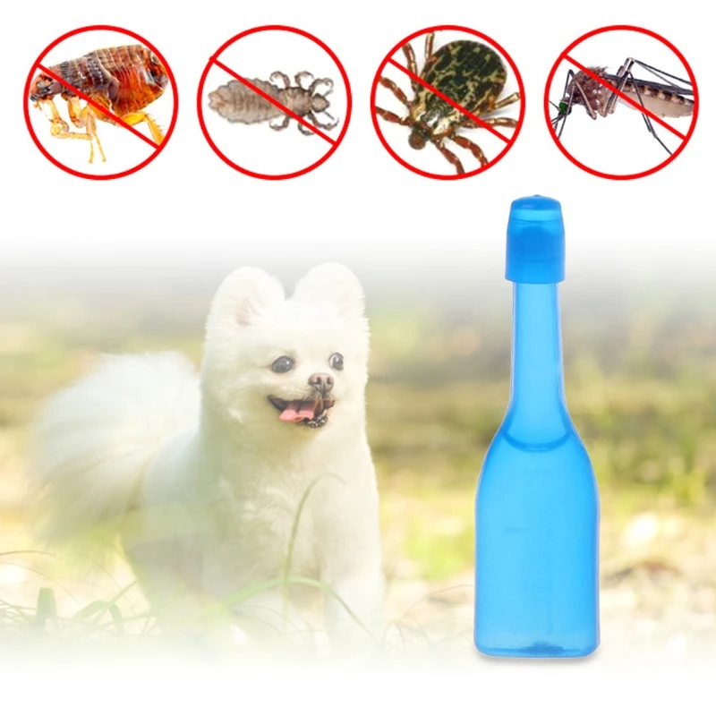 Animali domestici antipulci zecche per cani per gatti Insetticida liquido per trattamento delle pulci per animali domestici