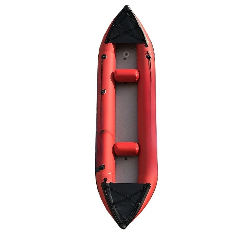 

Inflatable rubber boat folding recreational kayak portable fishing boat raft