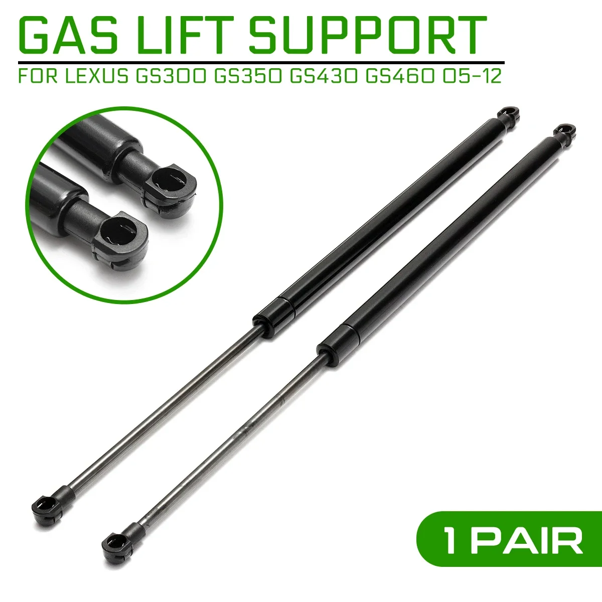 1Pair For Lexus GS300 GS350 GS430 GS460 2005-2012 Car Front Hood Lift Support Shock Strut Arm Replace Car Accessories