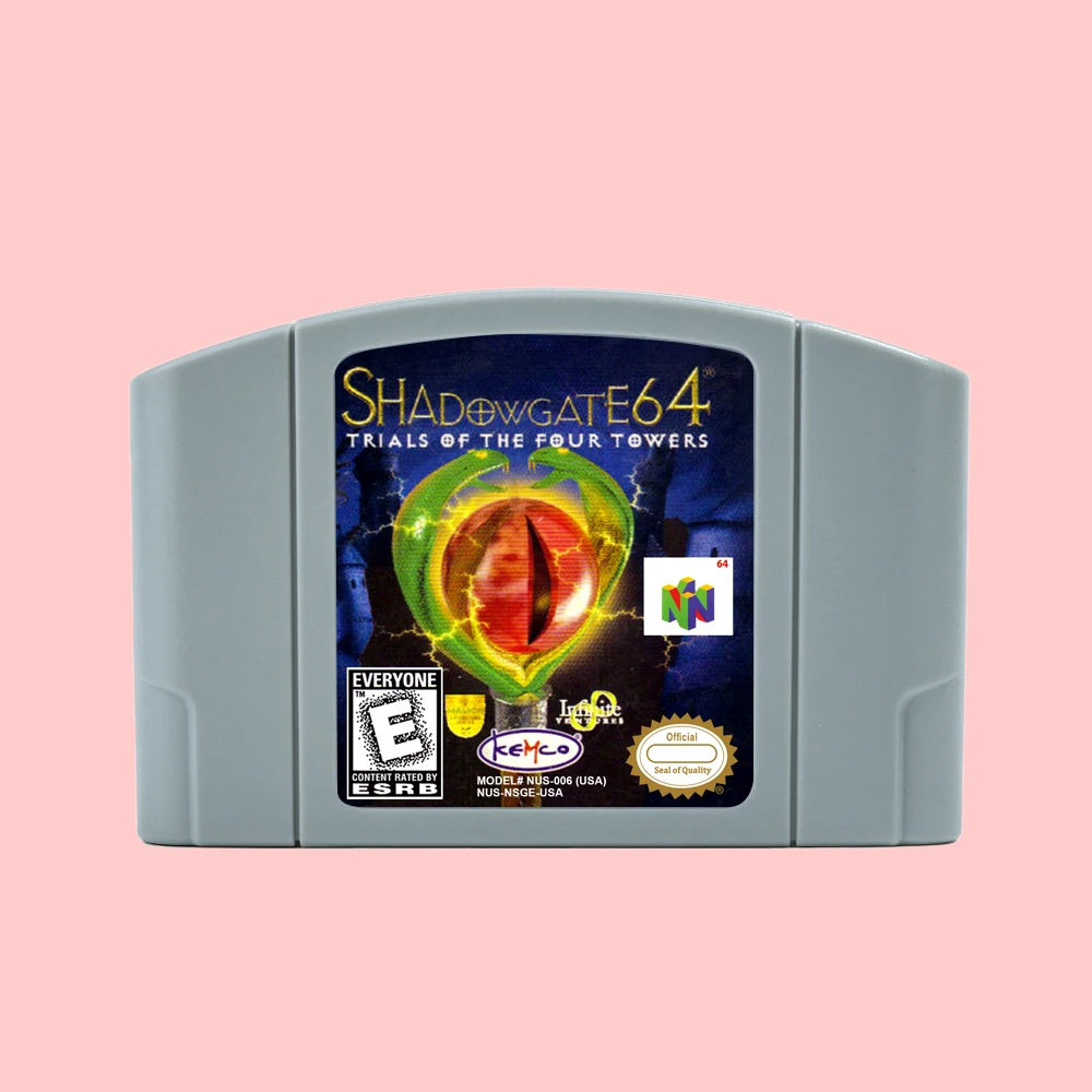 Shadowgate 64 - Trials of the Four Towers Game Cartridge for 64 Bit NTSC USA PAL EUR Consoles N64 Game Card