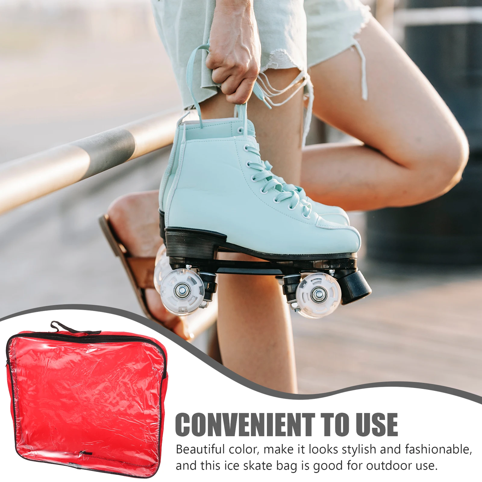 

Roller Skate Bag Bags Rollerskate Handbag Skates Oxford Shoe Storage Child Women