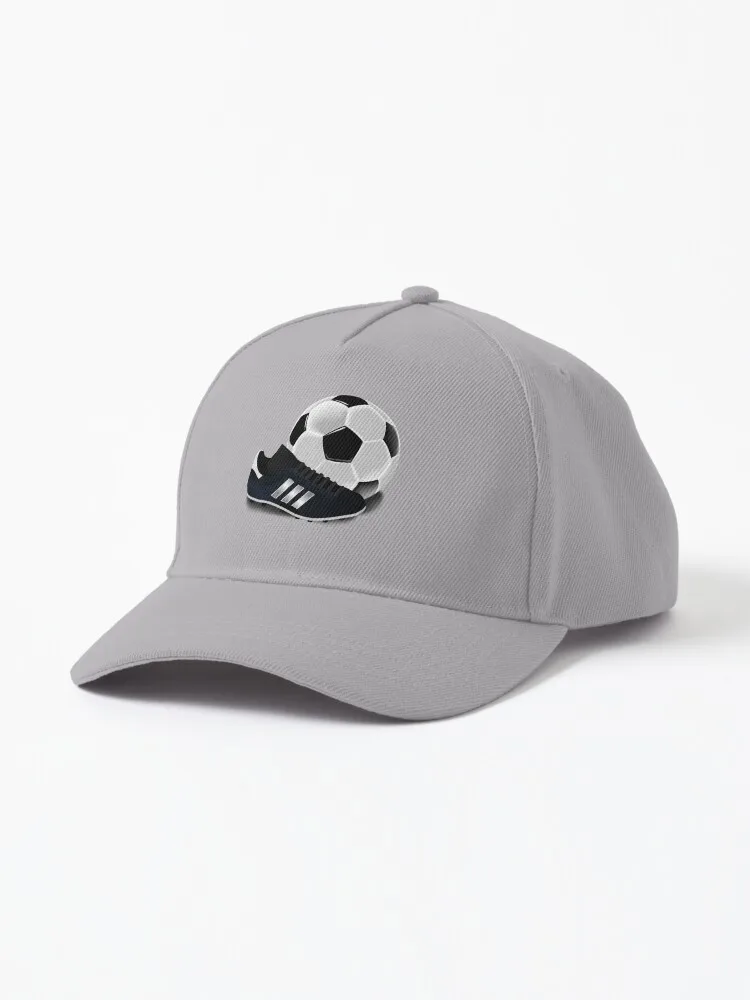 Soccer Cleat And Soccer Ball Cap For Women Men Hip Hop Cap Street Baseball Hat