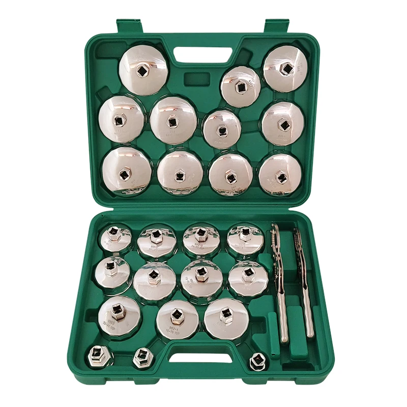 

Professional Auto Tool 20PC Car Repair Oil Filter Remove Wrench Cup Socket Tool Set