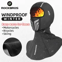 ROCKBROS Winter Balaclava Windproof Keep Warm Cycling Face Mask Neck Warm Scarf Motorcycle Bicycle Helmet Liner Cap Ski Hat Mask