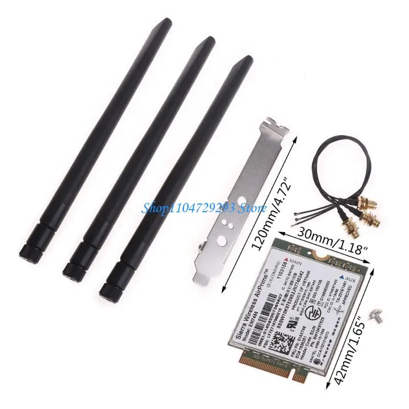 Y2GD Laptop NetworkCard EM7455 FRO 01AX746 Adaptador sem fio LTE4G CAT6 300M