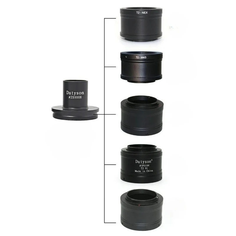 

Biological Microscope Lens Adapter Ring Photography Adapter for Mirrorless Cameras T-Mount Combination Interface 23.2mm