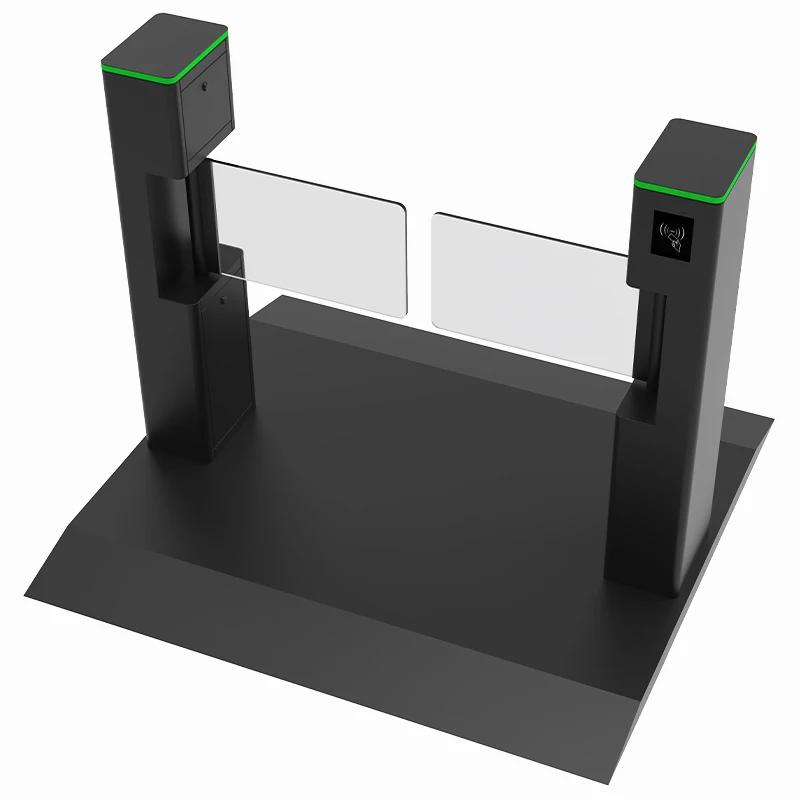 Biometric Turnstile with Face Recognition RFID Card Reader Swing Gate