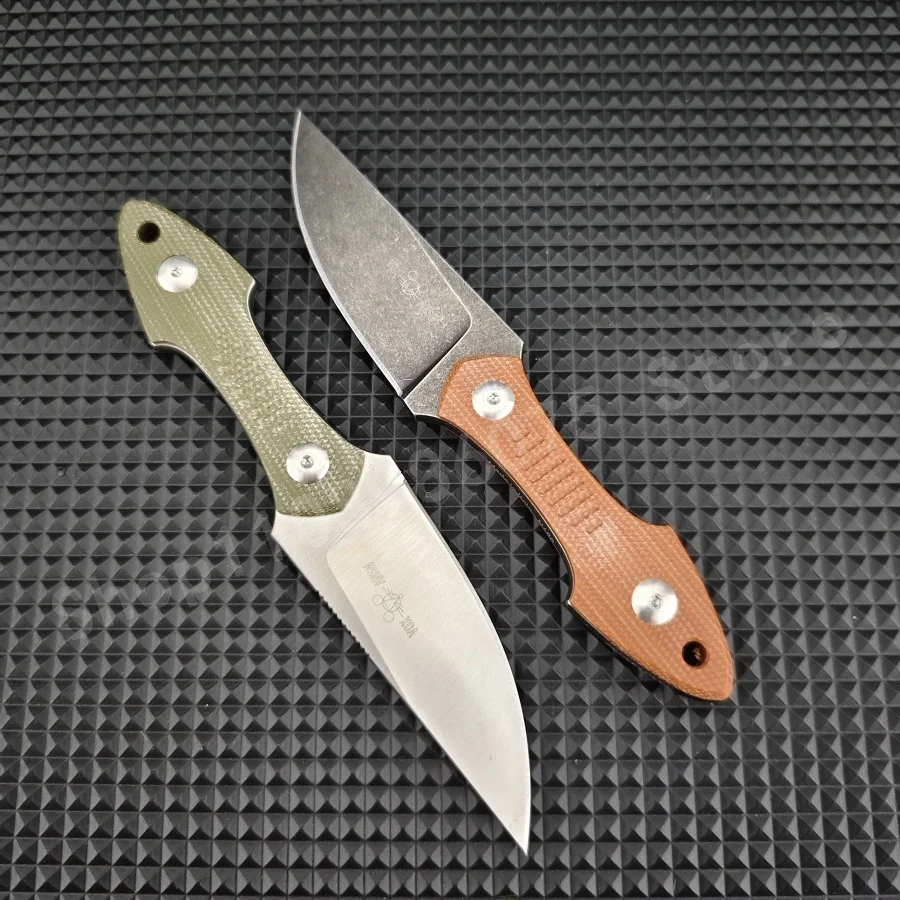 

GMF3 Straight Blade 8Cr13Mov Blade G10 Handle Tactical Defensive Pocket EDC Small Camping Knife Tool Practical Cutting Knife