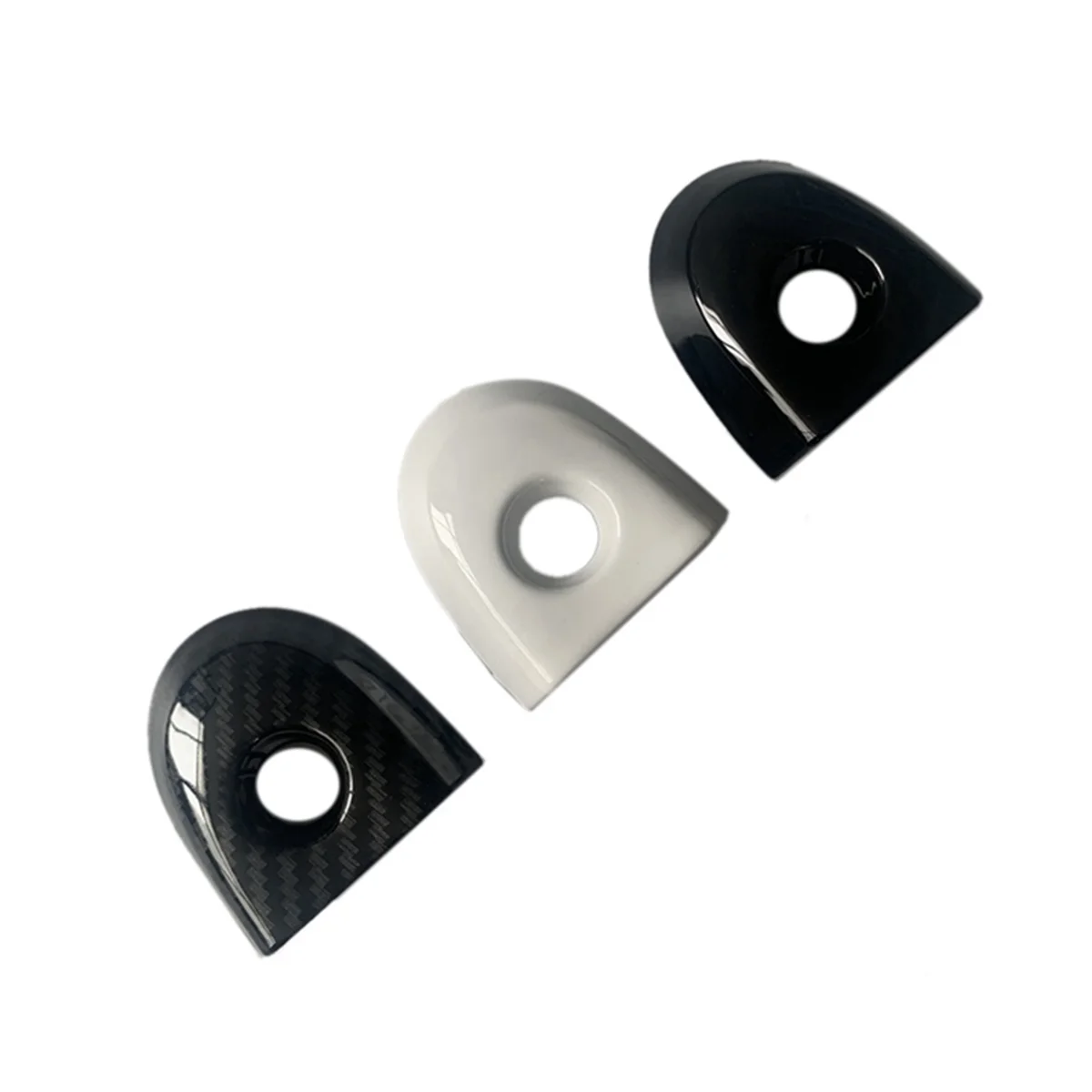 Car Door Lock Cover com Key Hole, Nissan Juke e Micra Drivers, Acessórios do carro, Preto, 806441KK0D