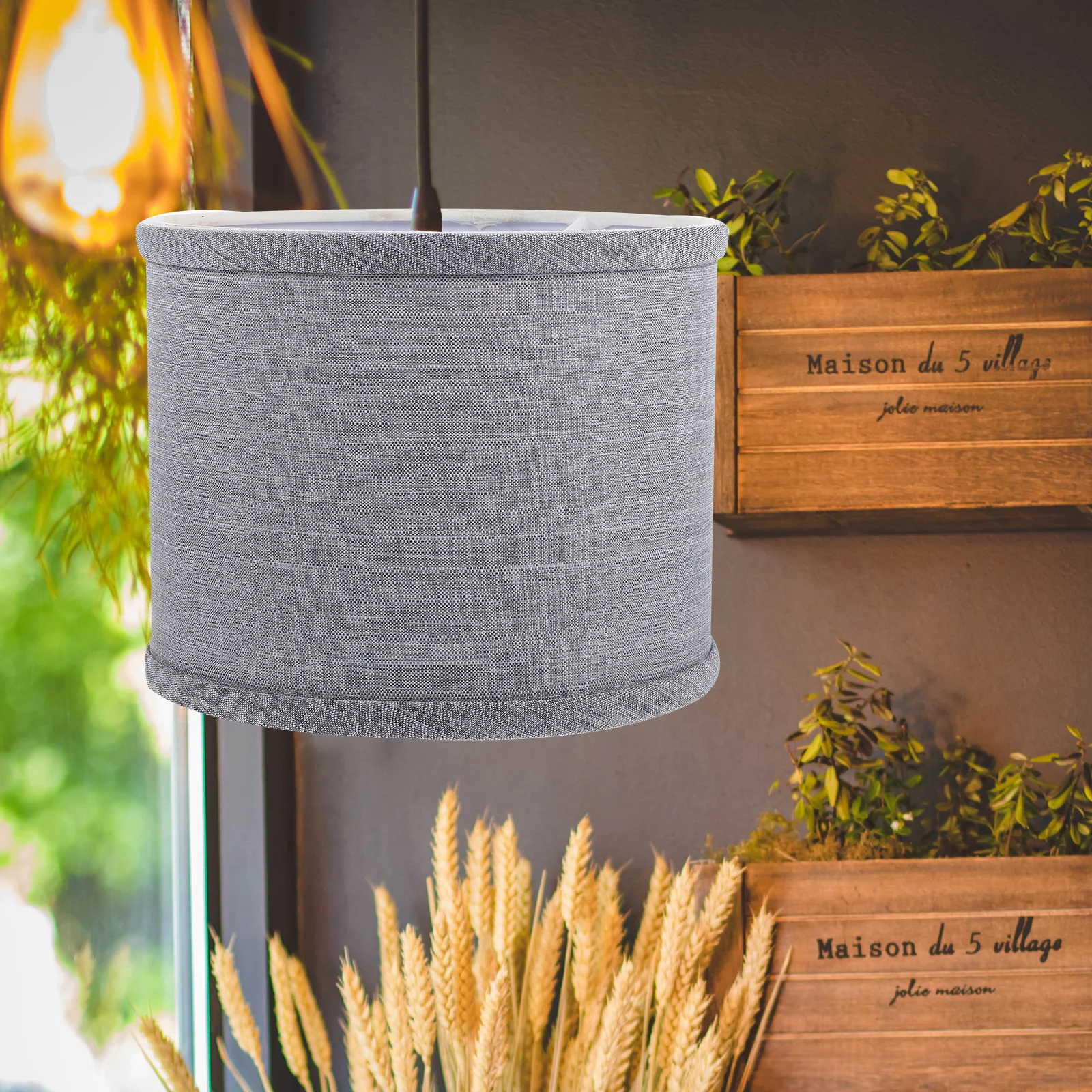 

E27 E14 Fabric Lampshade Drum Lampshades for Table Lamps Modern Replacement Bedroom Living Room Lighting Accessories