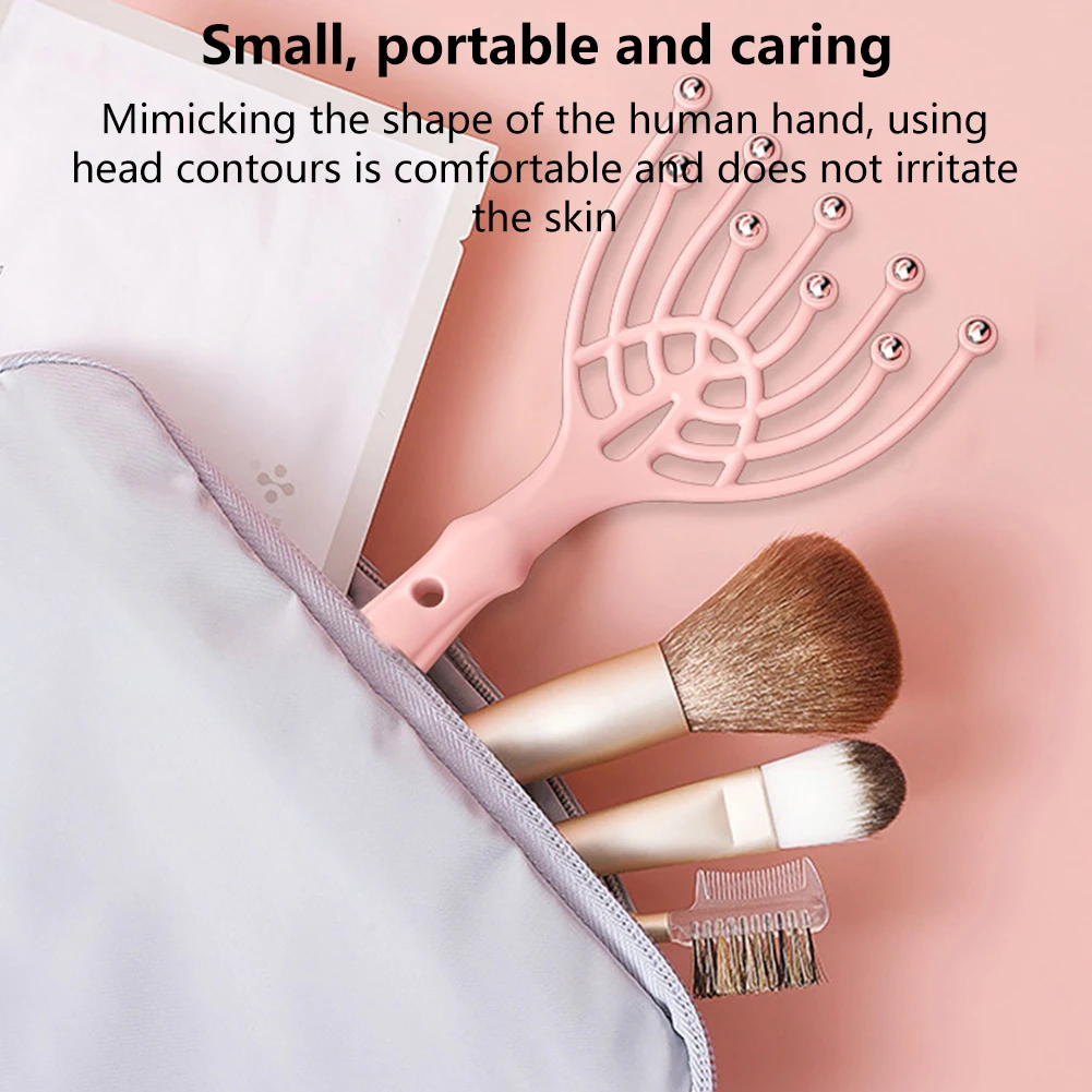 9 Claws Head Massger Streamlined Ball Body Relaxation Scalp Massage Hand Held Hair Relax Spa Health Care Stress Relief