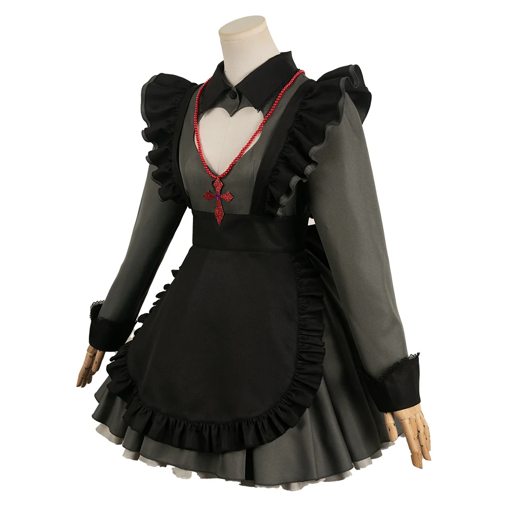 OSHI disfraz de Cosplay de Anime NO KO Hoshino Rubii, traje de Aguamarina Hoshino, vestido de sirvienta para adultos, trajes de capa, traje de fiesta de Carnaval de Halloween