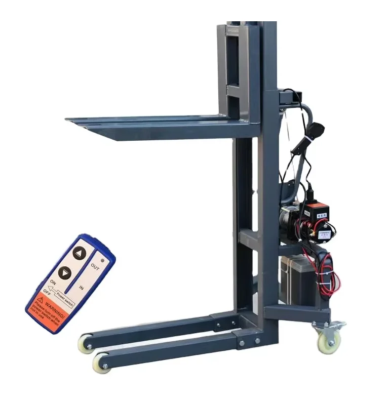 

Foldable Design Mini Electric Forklift Pallet Jack Loader Stacker For Transporting Audio Speakers Cases Stage Equipment