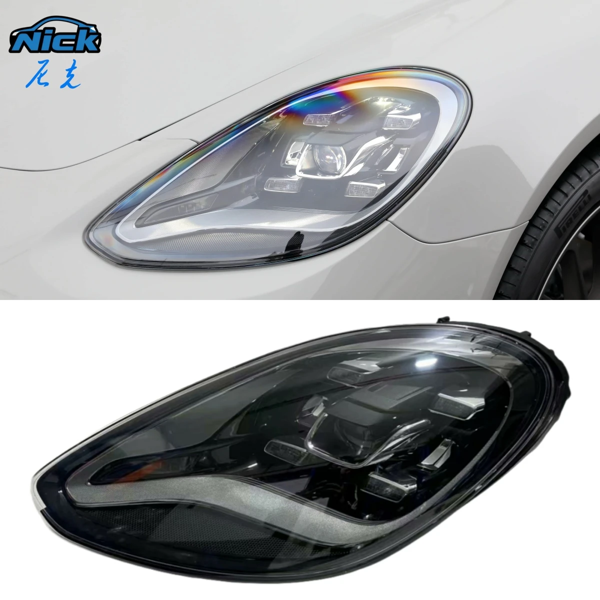 

For Porsche Panamera LED Headlight 2019-2023 Porsche Panamera 971 Turbo GTS Left and Right Original Matrix Headlights