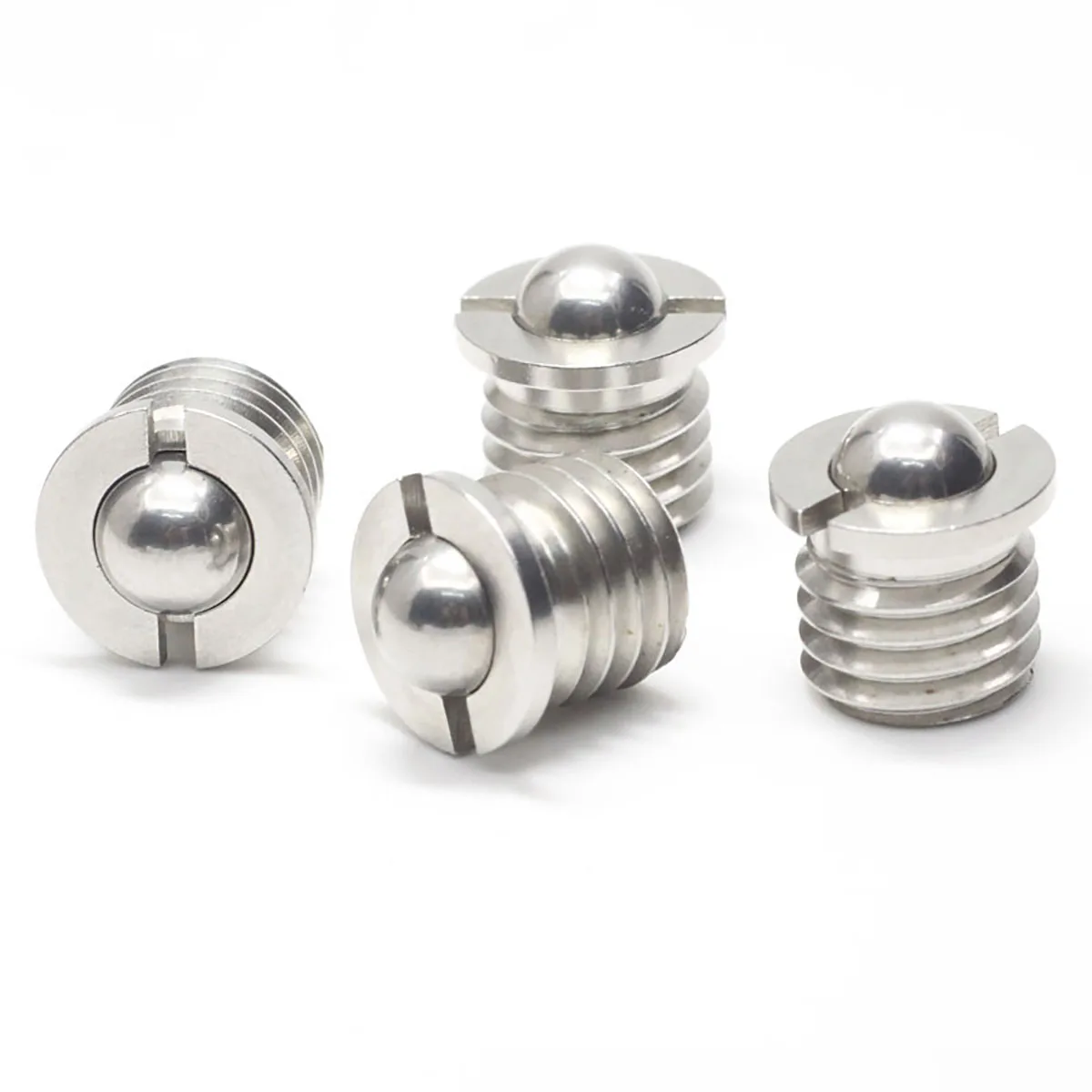 Flange Type Spring Ball Plunger 304 Stainless Steel Press Fit Locating Pin Wave Positioning Set Screw
