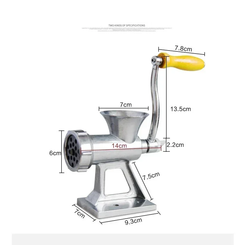 Heavy Duty Meat Grinder Mincer Stuffer Manual Sausage Filler Sauce Maker Machine