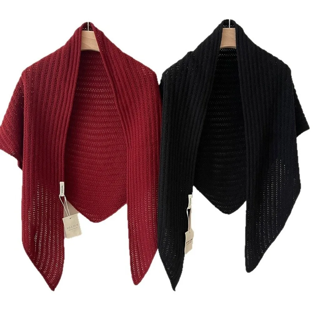 جديد لينة محبوك وشاح الثلاثي يندبروف Coldproof شال متعدد الوظائف محبوك وهمية طوق الخريف والشتاء