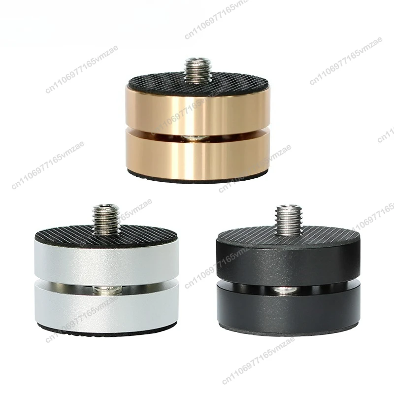 

4pcs Aluminum Magnesium Alloy Isolation Stand Base Spike Cone Feet Pad Mat for Speaker Amplifier DAC Turntable Recorder