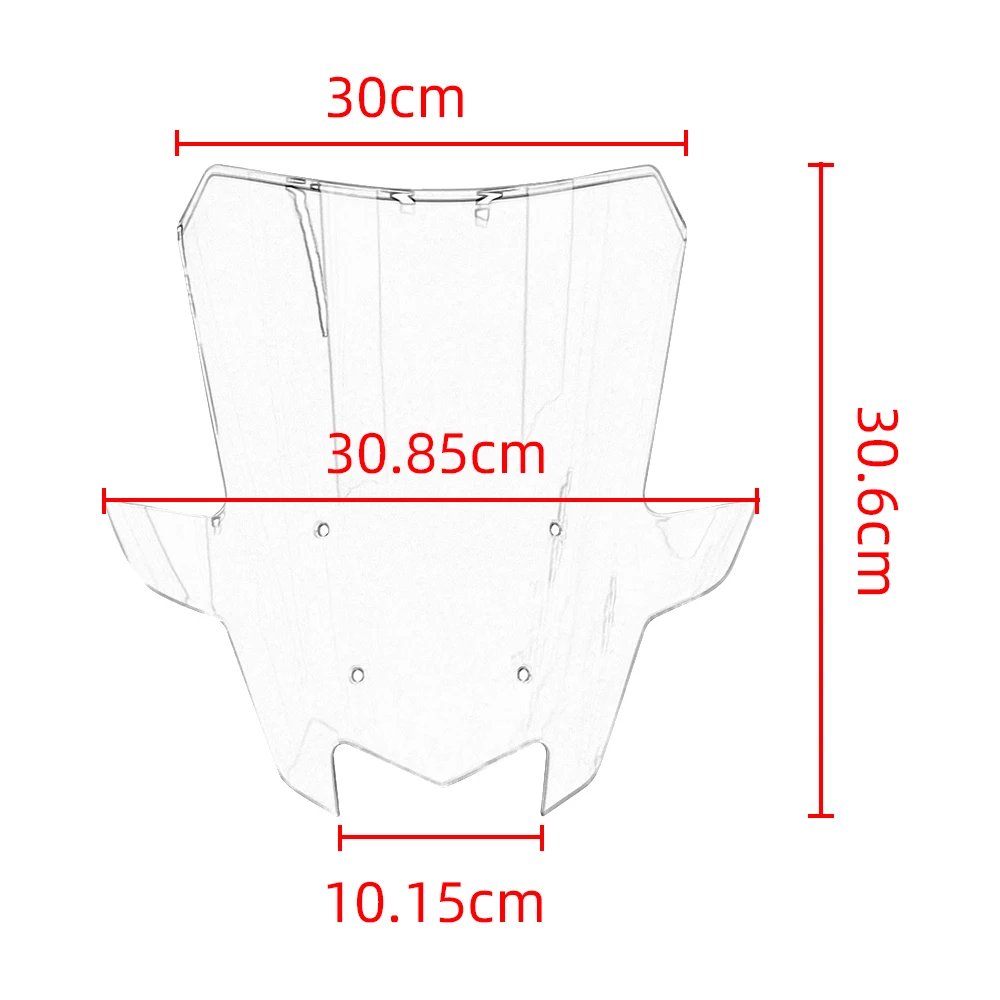 لياماها MT 09 MT-09 SP 2024 2025 2026 دراجة نارية الزجاج الأمامي الزجاج الأمامي الرياح منحرف يندبروف حماية فيسر قناع #2