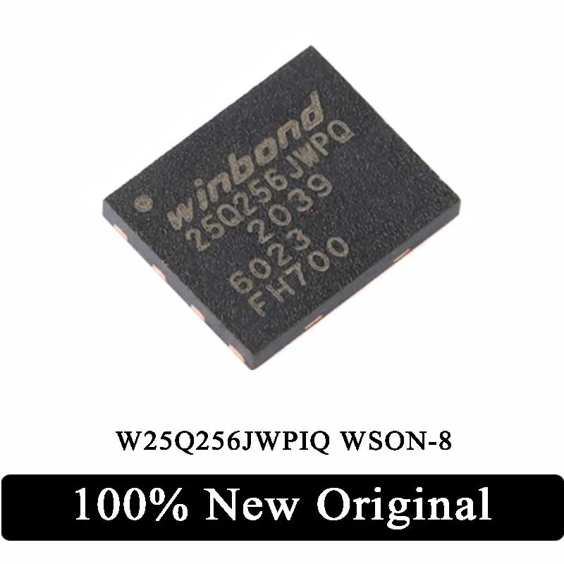 1-10Pcs 100% New Original SMD W25Q256 W25Q256JWPIQ WSON-8 1.8V 256M-bit serial flash chipset IC Chip In Stock