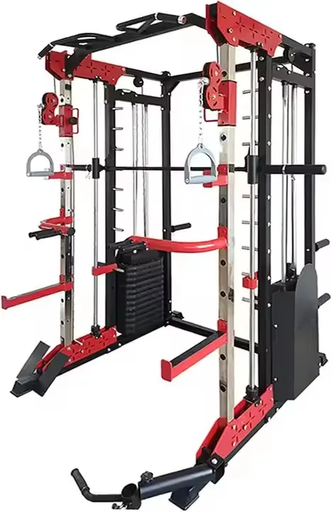 Máquina ajustable multifunción del Smith del equipo de la aptitud del gimnasio del entrenamiento del estiramiento