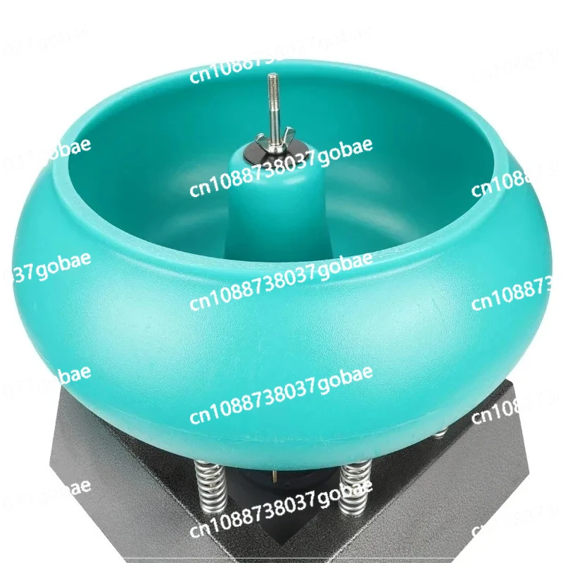 Premium 17-Inch Super Large Vibratory Tumbler: Wet/Dry Polisher for Metal Jewelry and Pearl Finishing