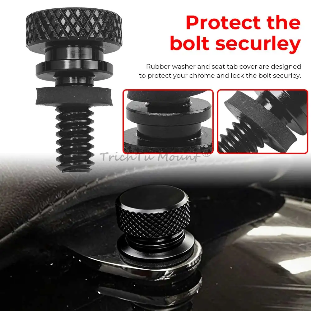 Aluminum Rear Fender Bolt Seat Mounting Screw Kits For Harley Touring Sportster 883 1200 Softail Dyna Low Rider CVO Motorcycle