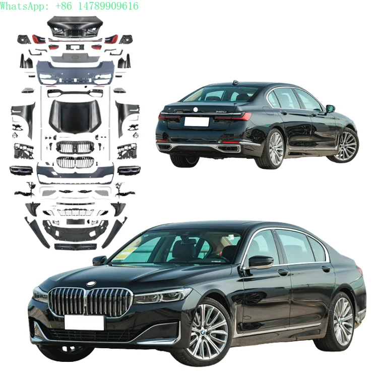 Body Kit for  7 Series 2009-2015 F01 F02 Upgrade to G11/12 M760 Front Rear Bumper Grille Headlight Tail Lights Auto Parts