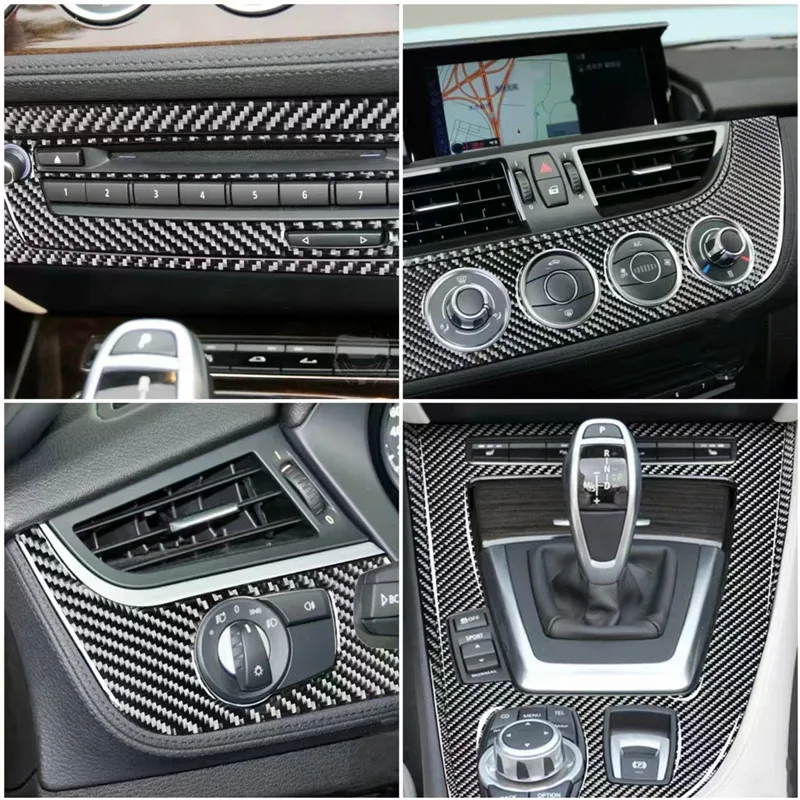 

Carbon Fiber Car Inner Stickers Interior Modification Decorative Cover Trim Strips For BMW Z4 E89 2009-2016 Car Accessories