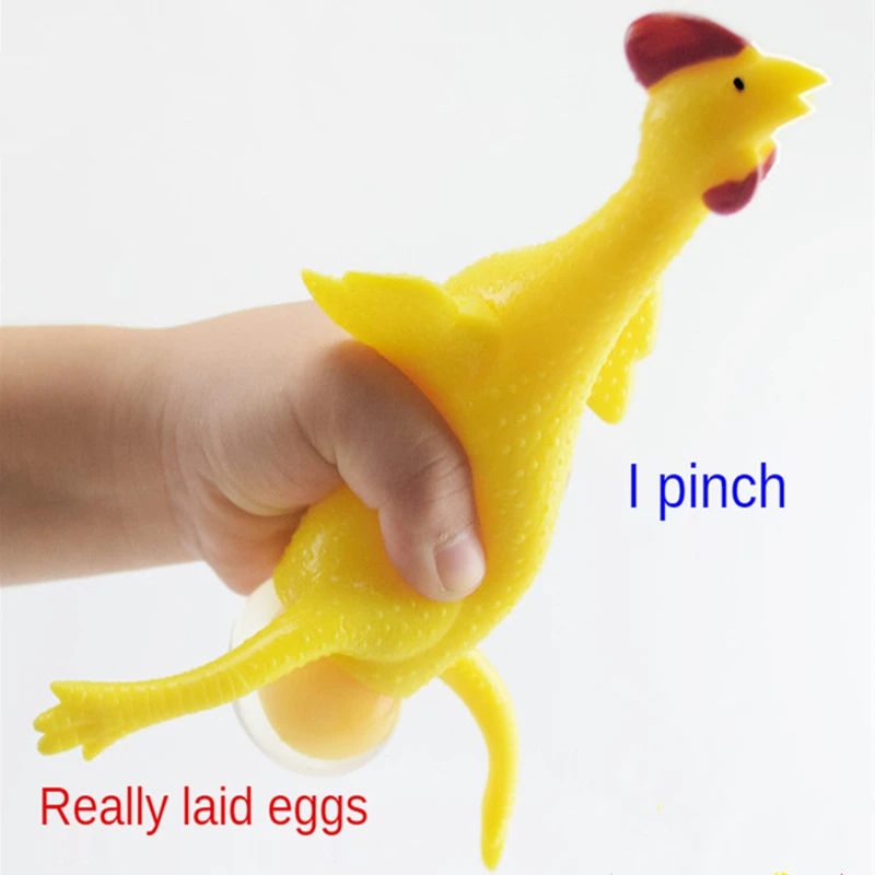 1 Cái Ngộ Nghĩnh Tiện Ích Mới Lạ Antistress Bóp Gà Đẻ Trứng Gà Đồ Chơi Móc Khóa Bất Ngờ Squishy Đồ Chơi Trẻ Em Cho Halloween
