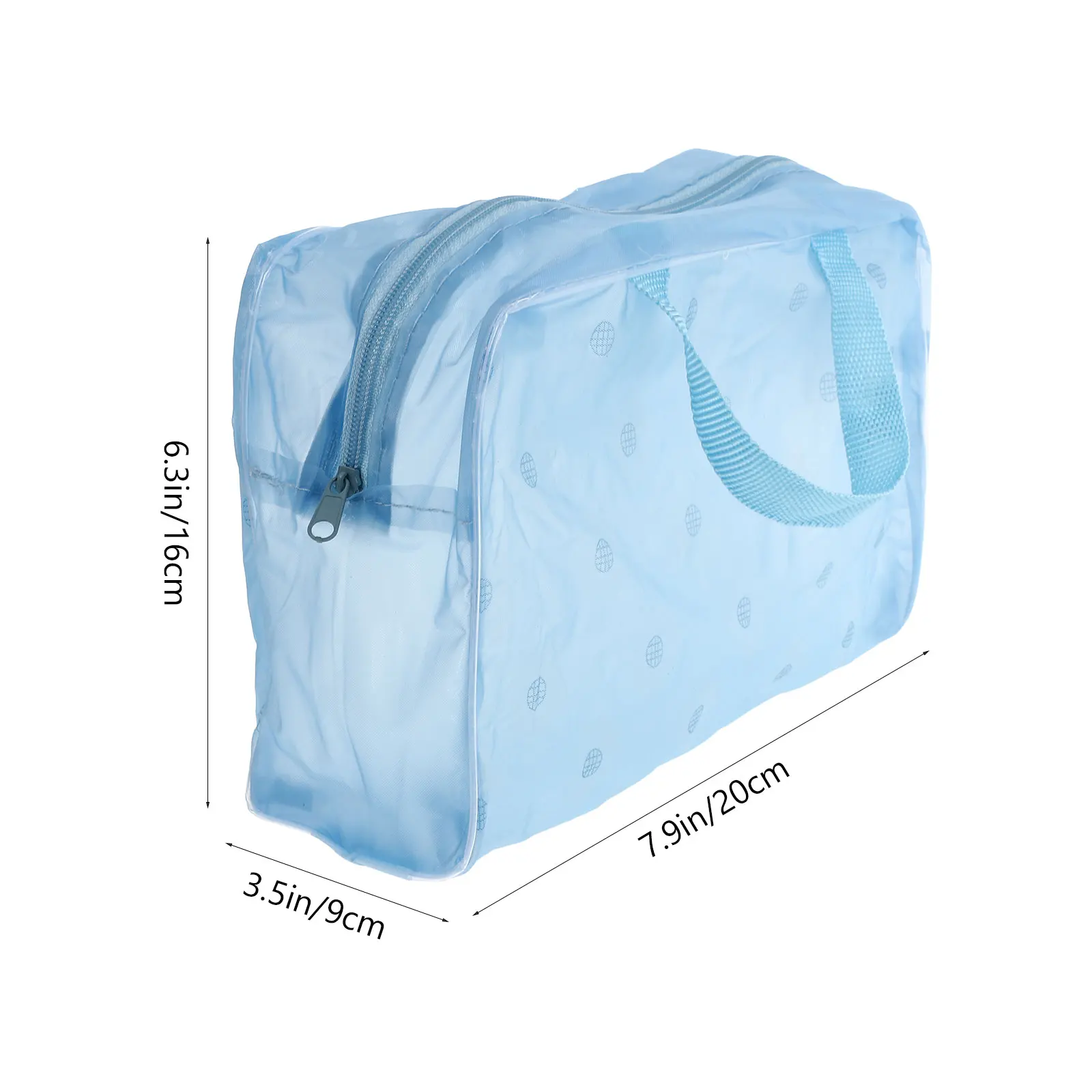 5 stuks bloemmotief tas waterdichte make-up tas voor reizen toilettas opbergtas gym douche buitenactiviteiten